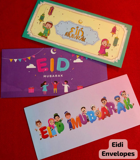 Eid envelope set of 3