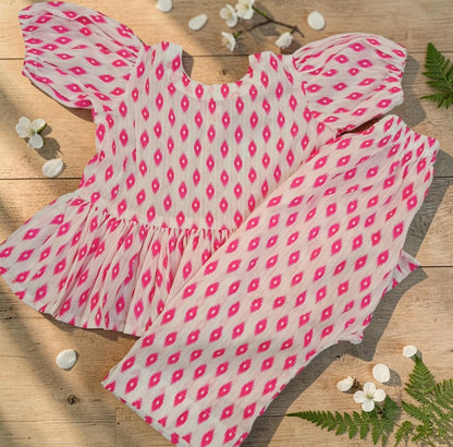 Short Frock with Trouser (Lawn)